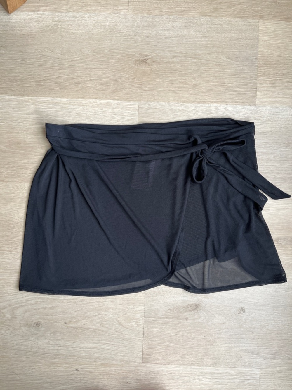 Wild Fable Black Wrap Swim Skirt Beach Cover-Up